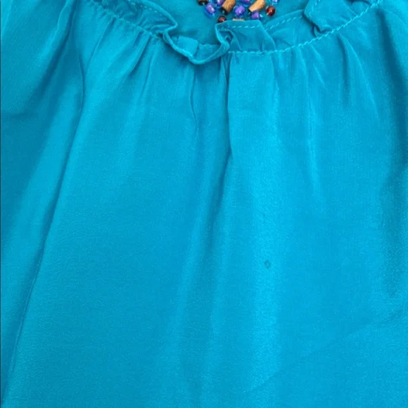 Moulinette Soeurs Blue and Black Floral Maxi Dress - Picture 4 of 7